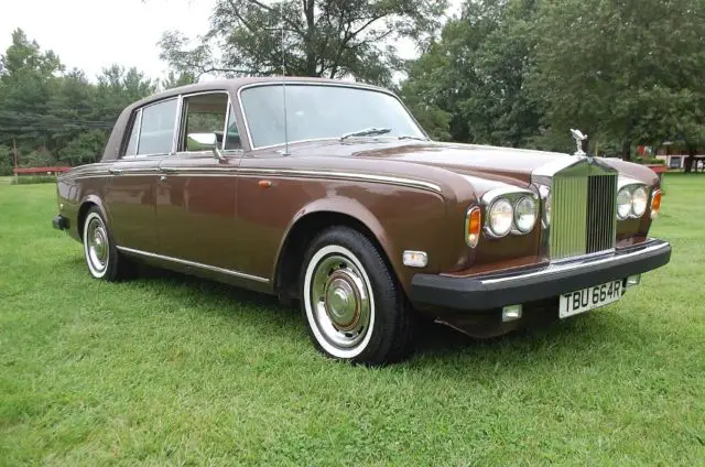 1977 rolls royce silver shadow ii right hand drive, runs well, leather is good