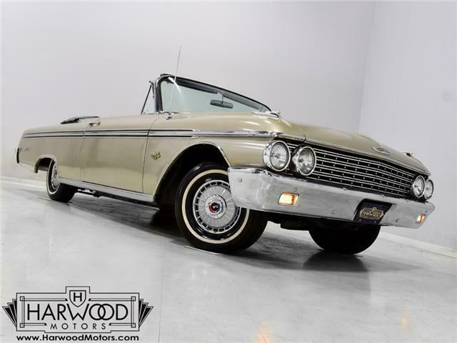 1962 ford galaxie 440-565-53350 miles castillian gold convertible 406 cubic inch