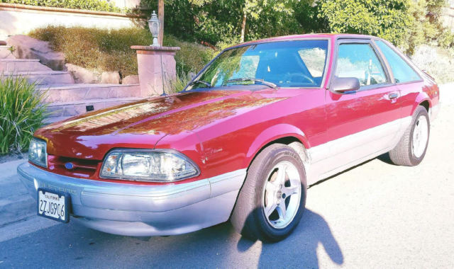 1991 ford mustang lx hatchback 5.0 v8 automatic - pristine condition, 43k miles!