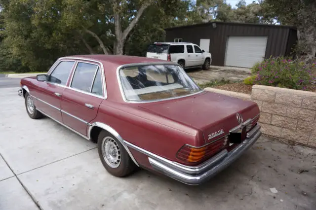 1976 mercedes 350se, euro version, 4-speeed