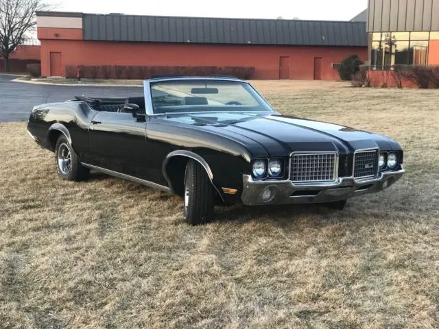 1972 oldsmobile cutlass convertible triple black ready to go! videos!