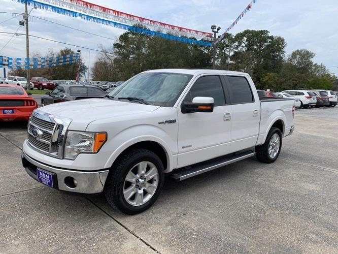 used 2012 ford f150 2wd supercrew lariat houma, la 70360 for sale in allemand, louisiana