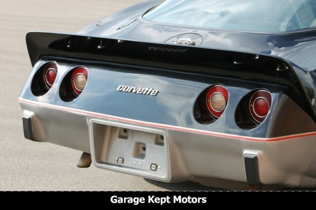 1978 chevrolet corvette indy pace car black & silver coupe 350 v8 67575 miles