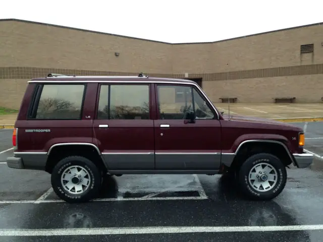 1990 isuzu trooper ls, v6 4 wheel drive