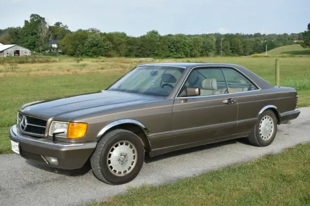 1988 mercedes benze 560 sec coupe in v.g. running condition, new tires, (video)