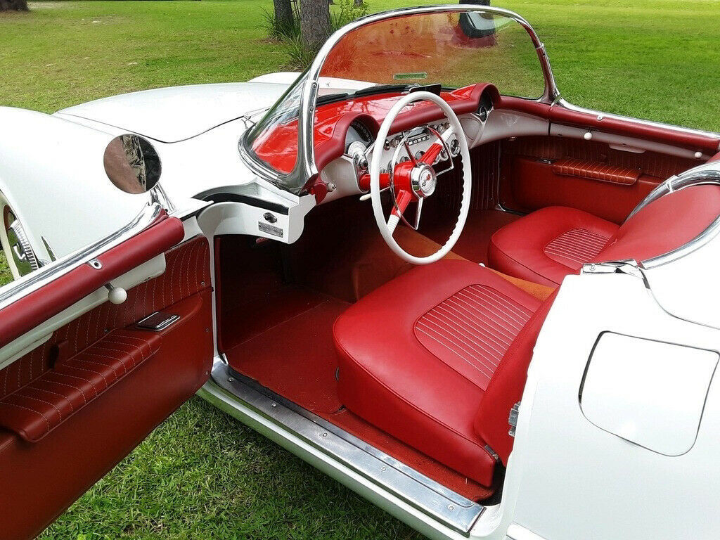 1954 chevrolet corvette convertible restored straight 6 77,000 mi 2-spd auto rwd