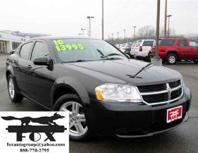 2010 brilliant black crystal pearl dodge avenger in painted post, ny