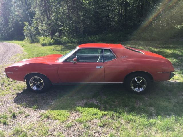 1972 amc javelin sst red classic coupe muscle car