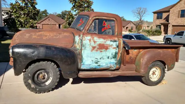 1953 chevrolet texas pickup truck + see video! chevy with ford 9" rear end