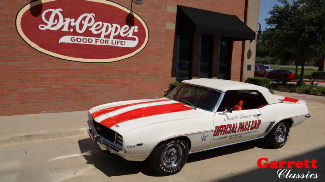 1969 chevy camaro pace car convertible 396 4 speed w/factory a/c