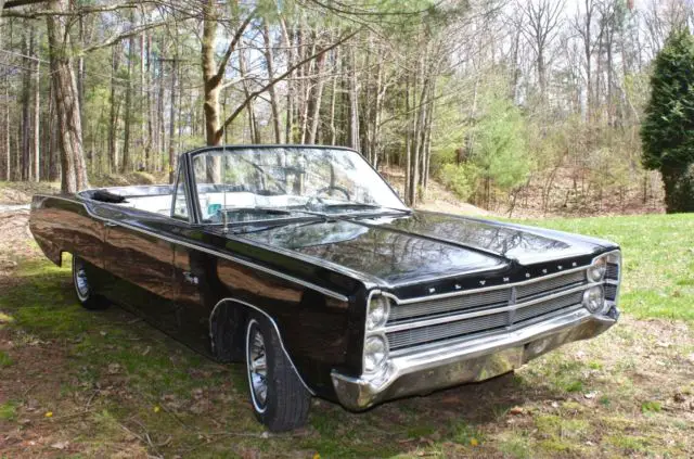 1967 plymouth fury iii convertible. gorgeous in onyx black. one of 4527 built