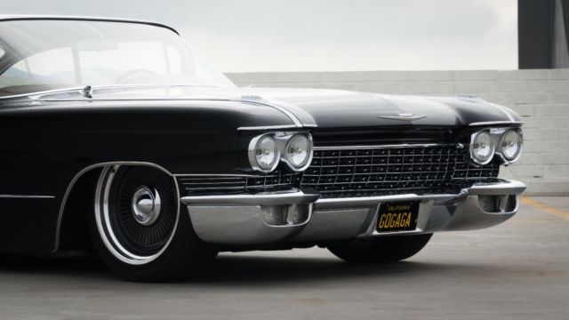 1960 cadillac coupe deville, air ride suspension, restored, new wheels and tires
