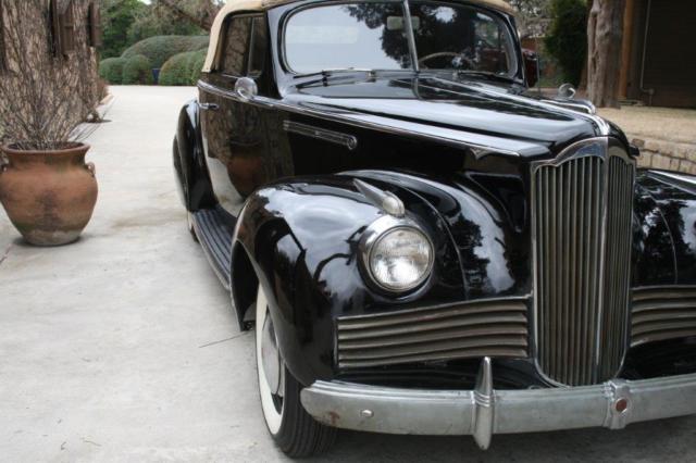 1942 packard 110 convertible--one family in placentia ,ca owned---original