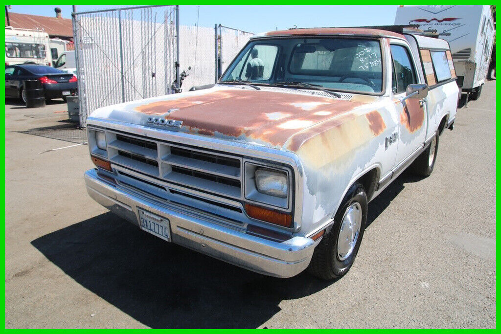 1988 dodge ram pick up truck 42k low miles manual 6 cylinder no reserve!