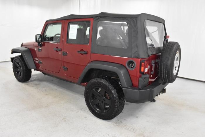 used 2012 jeep wrangler 4wd unlimited sport new castle, pa 16105 for sale in castle, pennsylvania