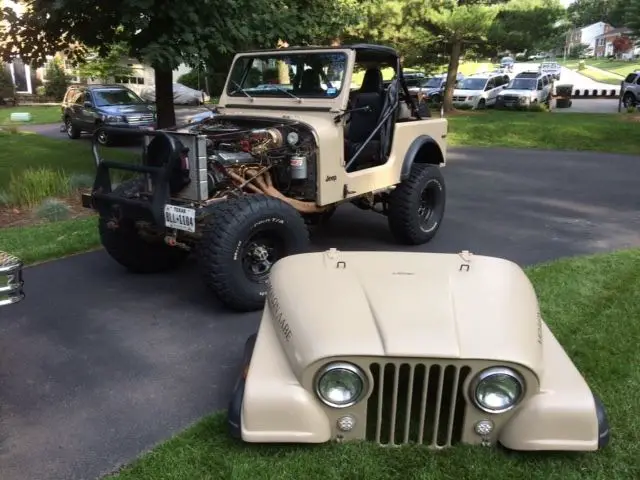 1977 jeep cj7 chevy 350 sm465 np205 and fiberglass body