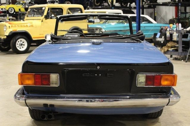 1973 triumph tr6 75324 miles french blue coupe inline 6 manual