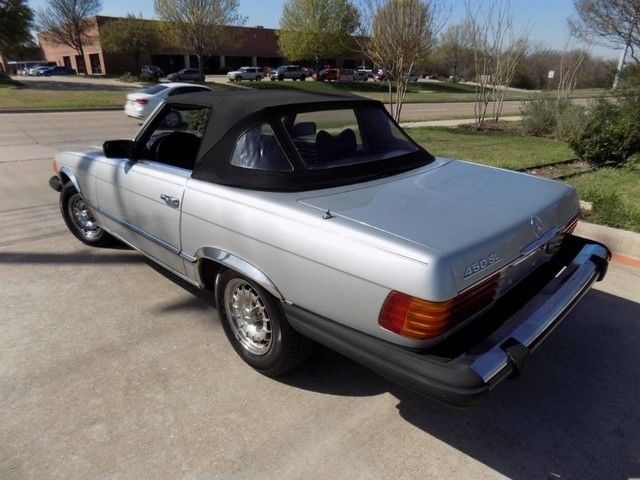 1977 mercedes-benz 450sl silver