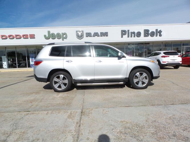 used 2013 toyota highlander limited hattiesburg, ms 39401 for sale in arnold line, mississippi