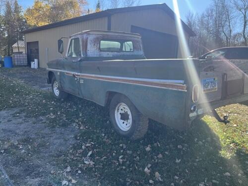 1966 chevrolet c20 pickup w/hoist