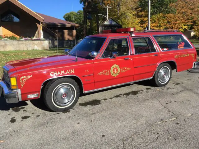 vintage fire chief's wagon - (not fire truck)
