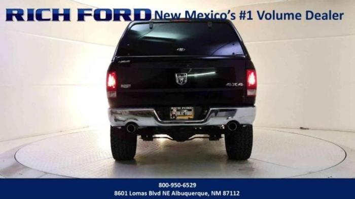2012 ram ram pickup 1500 laramie 4x4 laramie 4dr crew cab 5.5 ft. sb pickup for sale in albuquerque, new mexico