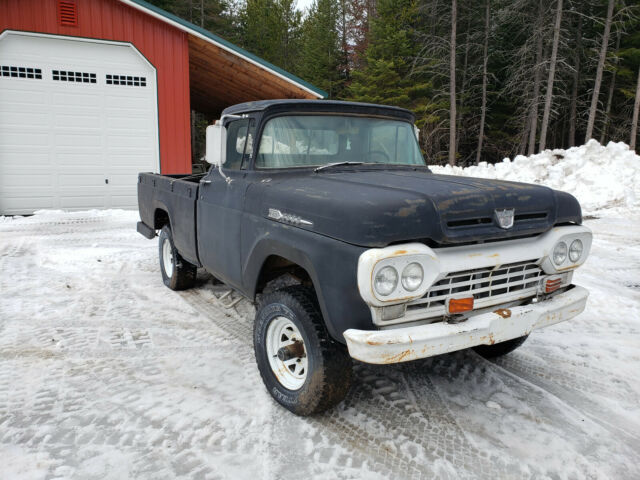 1960 ford f-100 factory 4x4 longbed truck