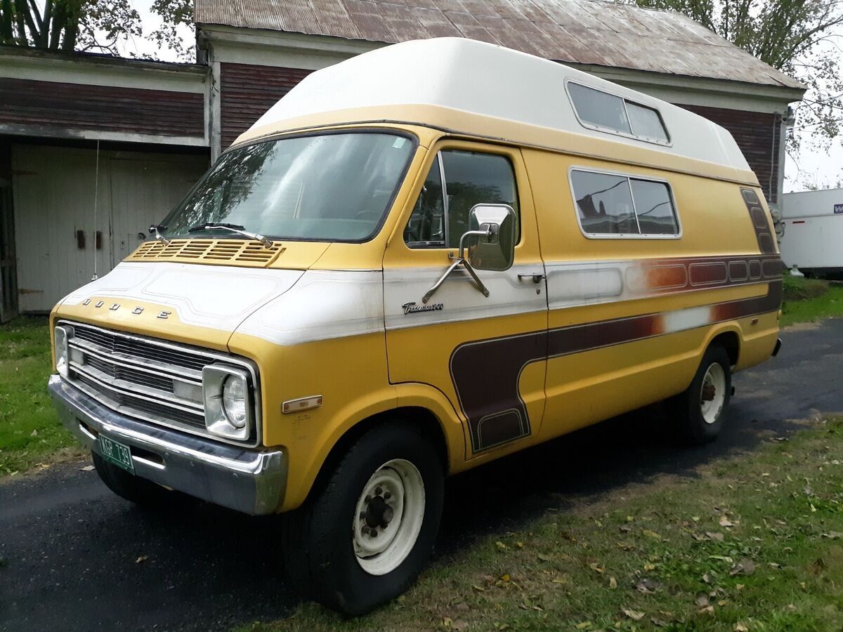 1977 dodge tradesman camper van by. sierra van - california