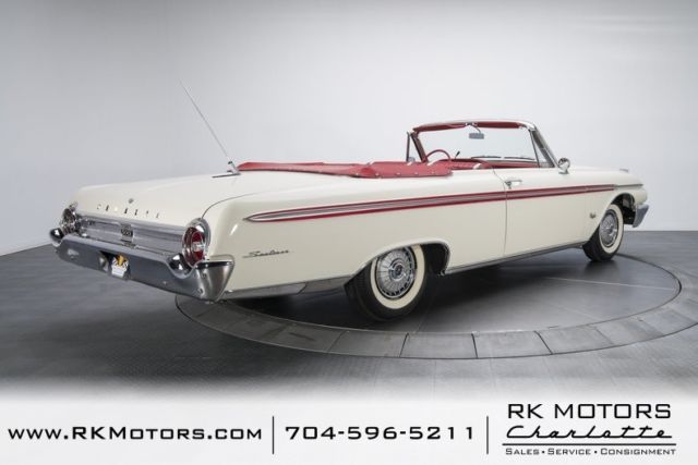 1962 ford galaxie sunliner corinthian white convertible 390 v8 3 speed automatic