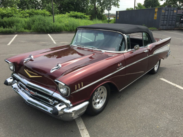 1957 chevy bel air convertible restomod price reduced!