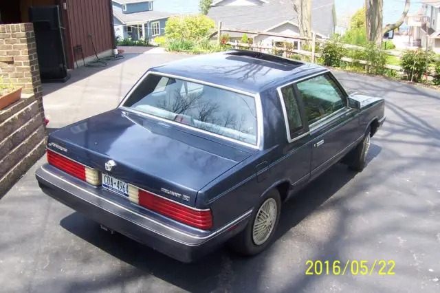 1989 plymouth reliant, 2dr, 2.5l, factory sun roof, 119,500 miles