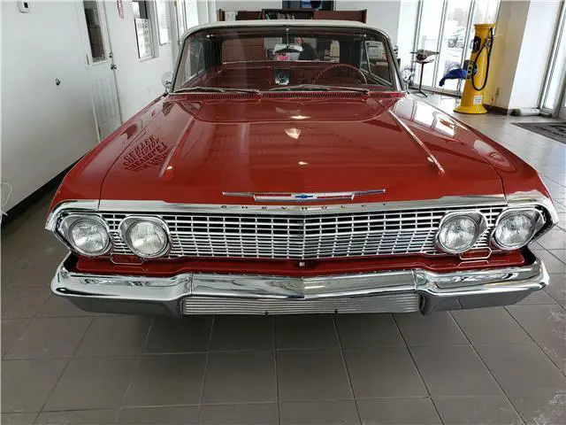 1963 chevrolet impala ss 38,567 miles red 2 door 409 manual