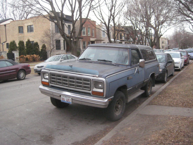 4x4 1985 dodge ramcharger prospector,112k orig miles original unmolested