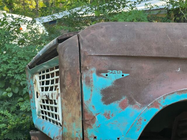 1967 ford bronco suv blue 4wd manual base