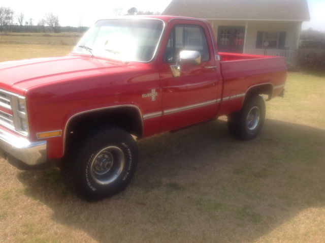 1986 chevrolet k10 silverado standard cab pickup 2-door