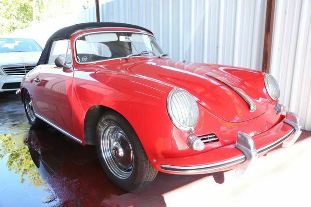 1963 porsche 356 convt 0 red 4 manual