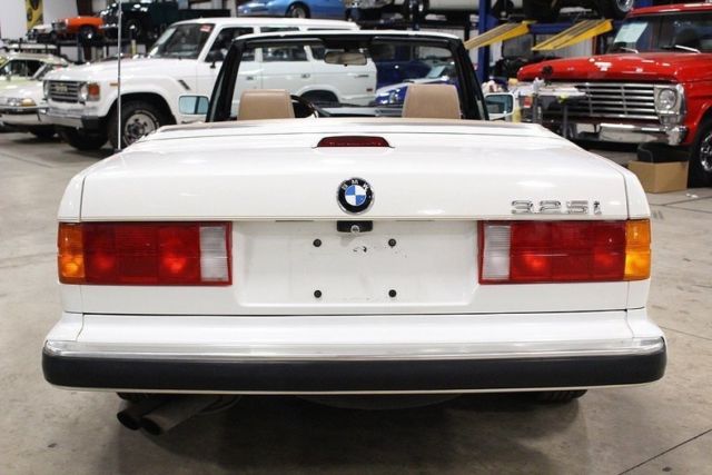 1989 bmw 325i 128966 miles white convertible 2.5l i6 automatic