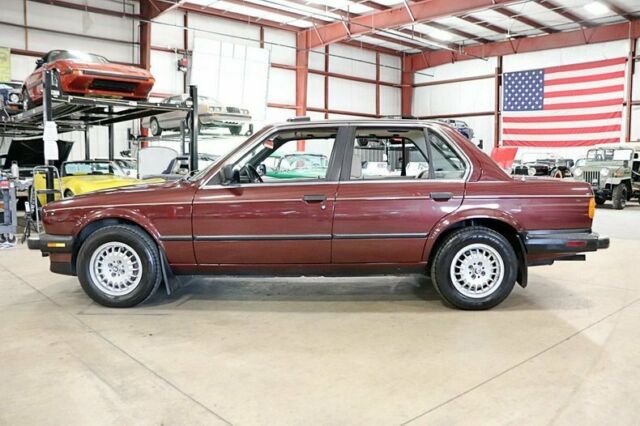 1986 bmw 325 125336 miles maroon sedan 2.5l i6 automatic