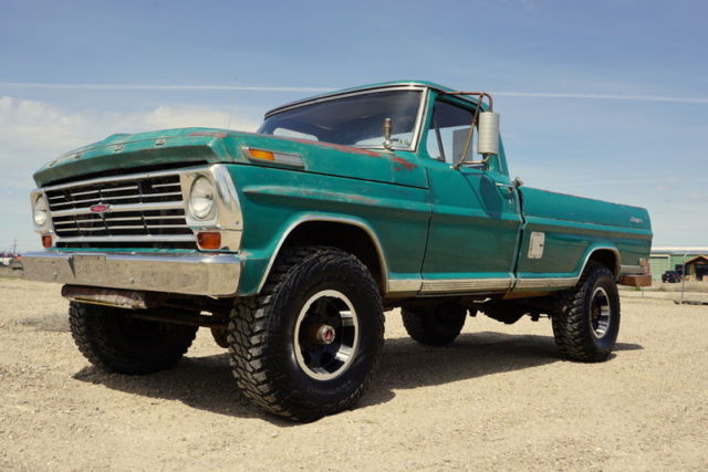 rare 1968 ford f250 4x4, ranger edition, 1 owner, all original paint, 102k