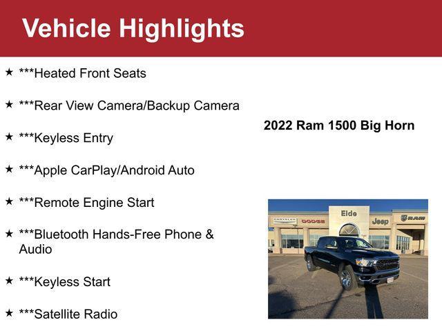 2022 ram 1500 big horn/lone star