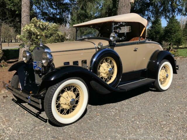 1930 ford model a deluxe rumble seat roadster. tour proven! see video