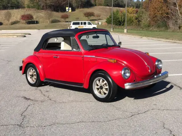 1974 volkwagen super beetle convertible beautiful new top/interior must see