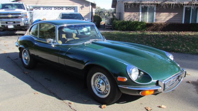 1969 jaguar e-type unrestored time capsule v12 4 speed a/c rust free nice!!!!!!!