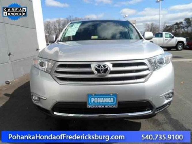 2011 toyota highlander in fredericksburg, va
