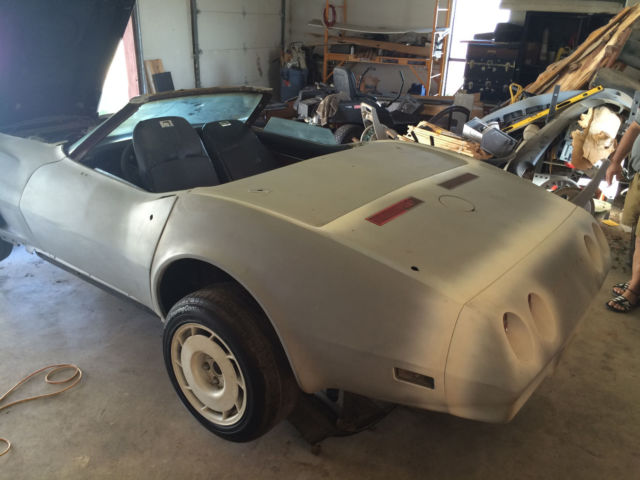 1974 corvette convertible roadster resto 90% complete texas rust free immaculate