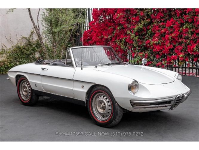 1967 alfa romeo giulia spider in beverly hills, california