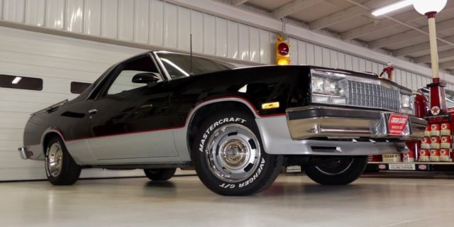 1986 chevrolet el camino 60777 miles black pickup v8 5l automatic