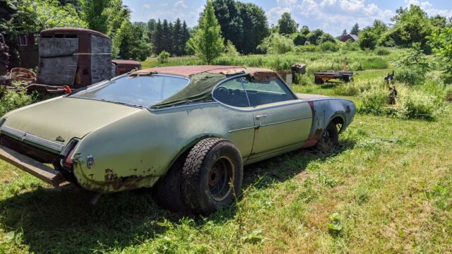 1969 oldsmobile cutlass s green rwd automatic holiday coupe