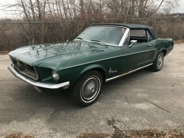 1968 mustang convertible j code deluxe interior, automatic, power top, disc