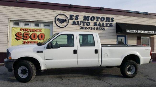 2002 ford f350 4x4 crew cab super duty for sale in dover, delaware